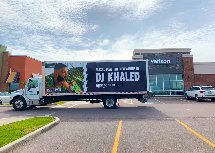 DJ Khalid Mobile Billboard
