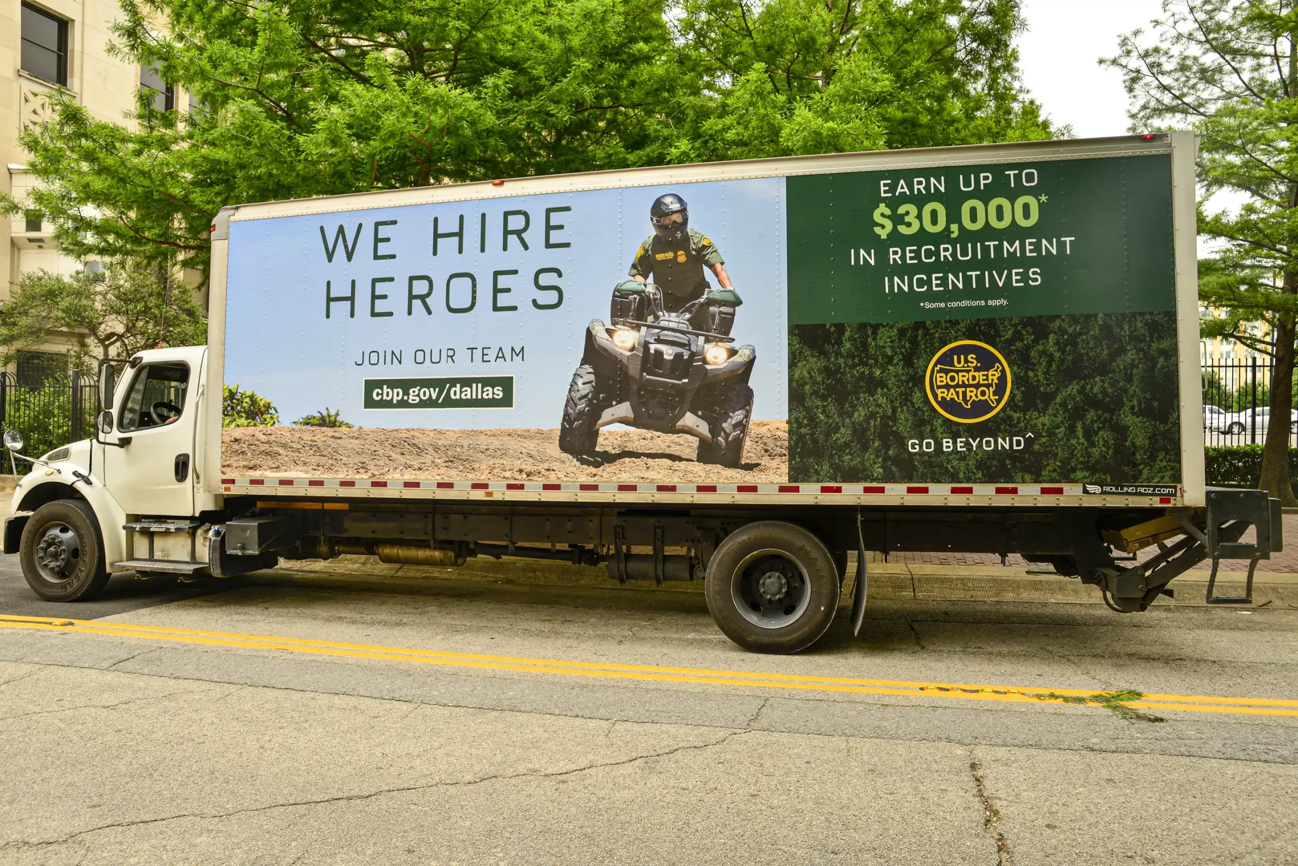 Texas Border Patrol Billboard