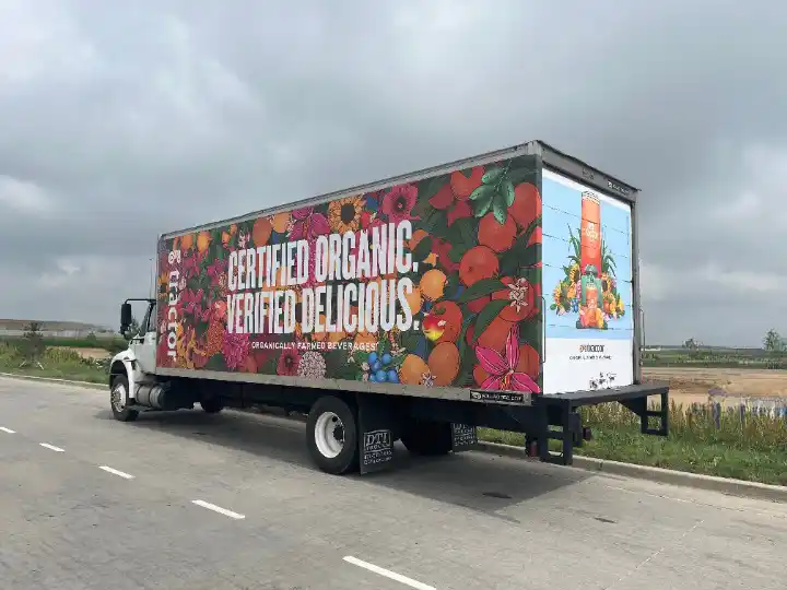 Tractor Beverage Billboard