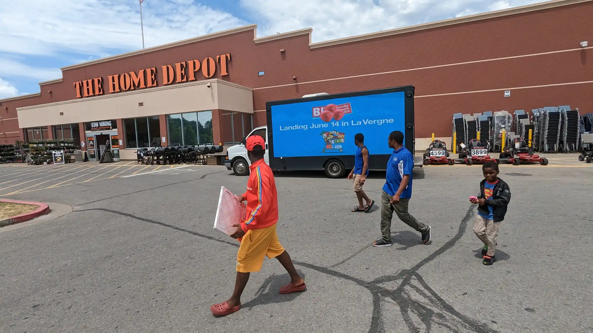 home depot mobile billboard